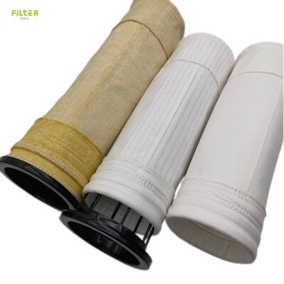 Kalite  PPS, fiberglass, aramid filter sleeves for boiler, cement plant, incinerator flue gas dust removal. Fabrika