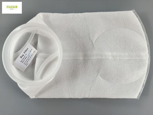 PTFE PP Su Filtresi Çantası 100 Mikron Plastik Halkası