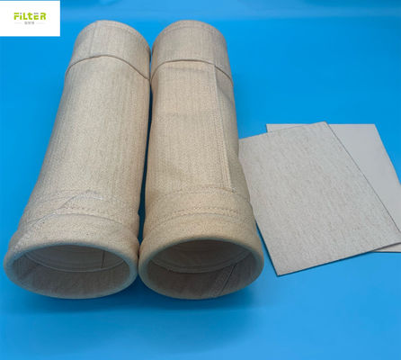 Yuvarlak Dis Aramid Fiber İğne Felt Nomex Filtre Torbası 450gm - 550gm
