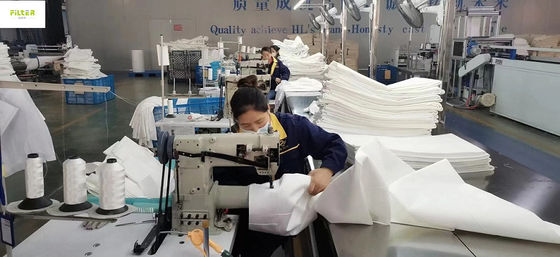 Poliester Nomex PPS PTFE İğne Filtresi Toz Ekipmanı İçin Dokunmamış Filtre Çantası