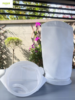 Akvaryum 10 Mikron PP sıvı filtre çantası plastik halka 7 "X32"