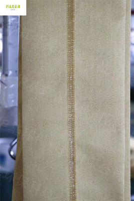 Yüksek sıcaklıklı silikon yapıştırıcı ile Endüstriyel Nomex Aramid Filtre Çorapları