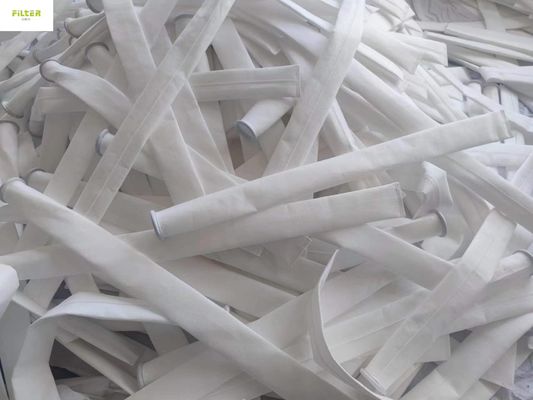 Endüstriyel dokunulmamış toz toplayıcı polipropilen filtre torbası 450GSM