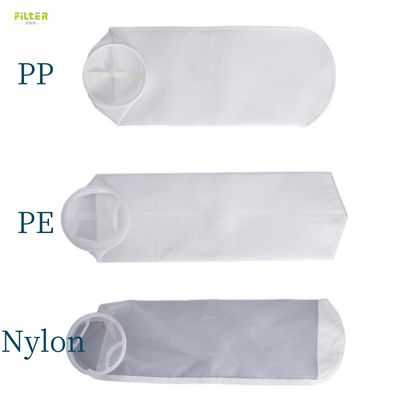 PTFE Nylon PP PE sıvı filtre çantası 18 cm uzunluğunda 7 inç çaplı