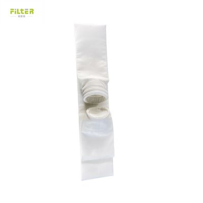 Özel 550GSM Polyester İğne Felt Çelik Yüzük Filtre Çantası Hava Filtresi için