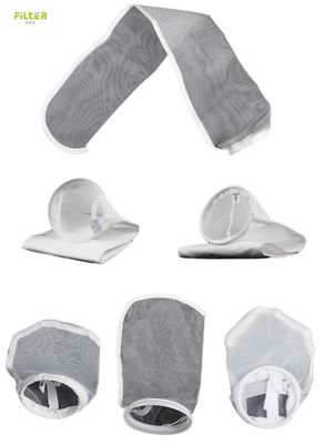 Kimyasallara dayanıklı sıvı filtresi poşeti, endüstriyel için nilon poliester ve polipropilen malzemelerinde mevcuttur.