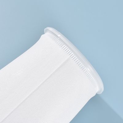 Polyester Monofilament Sıvı Filtre Çantaları Çelik Halka ve Dikiş İpi Altı