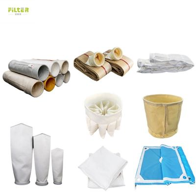 Endüstriyel Filtre Çantası Toz Toplayıcı Poliester PPS PTFE P84 Çantası Filtreli Toz Filtre Çantası