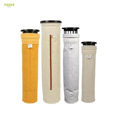 Endüstriyel Filtre Çantası Üretim Filtre Koltukları Toz Toplayıcı Poliester PPS PTFE P84 Nomex Cam Elyaf Çantası Filtreli Toz Çantası