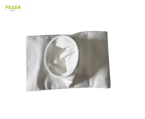 Top SS Snapband ile Sement ve Maden Sanayilerinde Islak ve Asitli Çevredeki Toz Toplama için Poliester Filtre Çantası