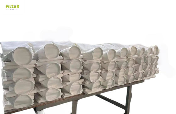 Meta-Aramid/Nomex Fiber Scrim Aramid Filtre Çantası, SGS Sertifikasyonu ile Asfalt Tesisi'ndeki Toz Toplayıcı için