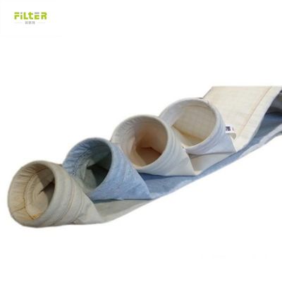 PTFE daldırma işlemi ve yüksek sıcaklıklı filtrasyon için ısı ayarlı demirsiz eriyen cam lif filtresi torbası