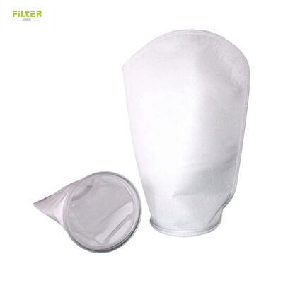 Naylon Polyester ve Polypropylene'den yapılmış, pürüzsüz bir filament ve sıvı filtrasyonu için hiçbir malzeme dökülmesi olmayan dayanıklı sıvı filtre poşeti