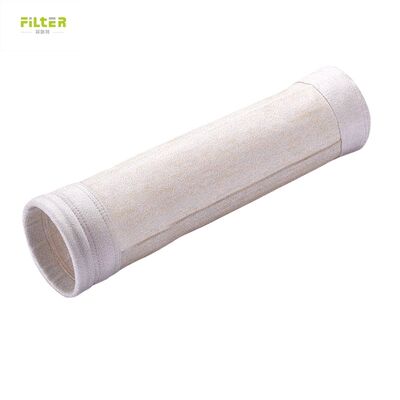 Toz toplayıcı filtre torbaları Yüksek germe dayanıklılığı ve ısı dayanıklılığı olan Asfalt Tesisi Toz Filtrasyonu için Polyester Fiber Filtre Torbaları