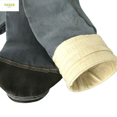 Endüstriyel tesislerdeki toz filtrasyonu için cam lifleri ve PTFE daldırma işlemleri ile ağır işlevli PPS filtre torbaları