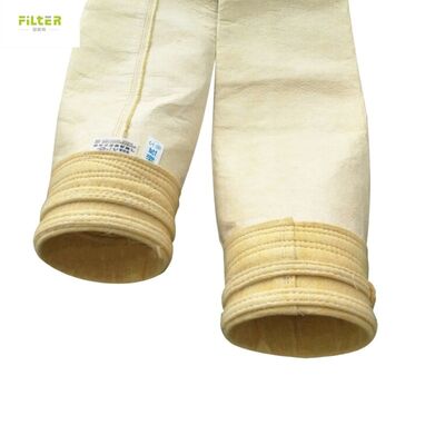 Yüksek Sıcaklığa Dayanıklı Baghouse Filtre Torbaları Asfalt Tesisi Toz Toplayıcıları için % 100 cam lifinden yapılmıştır