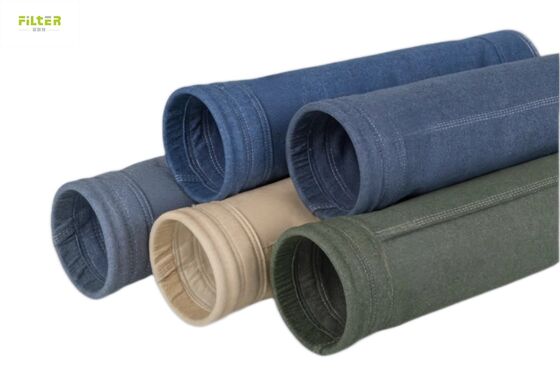 Endüstriyel yanma uygulamaları için PTFE kaplamalı Polyester Aramid Filtre Çantası Yüksek gerim gücü ve kimyasal direnci