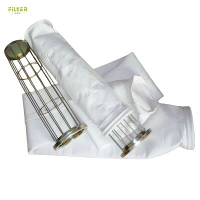 Endüstriyel yanma uygulamaları için PTFE kaplamalı Polyester Aramid Filtre Çantası Yüksek gerim gücü ve kimyasal direnci