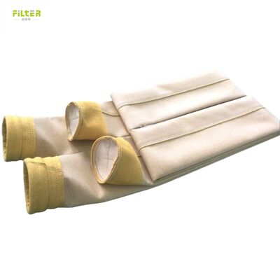 Endüstriyel kazanlar için ısıya dayanıklı Nomex PTFE Fiberglas P84 toz torbaları