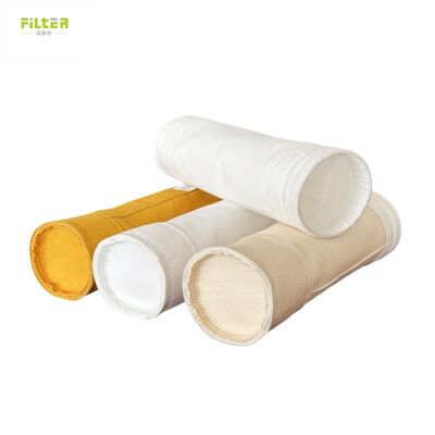 Baca Gazı Filtrasyonu İçin Aramid PTFE Polyester PPS Filtre Torbası