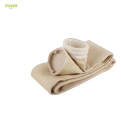 Asfalt Tesisleri İçin Isıya Dayanıklı Polyester P84 PTFE Filtre Torbaları