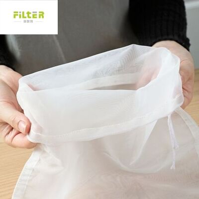 Food grade Liquid Filter Bag with reusable nylon mesh and multiple micron sizes suitable for filtering milk juice soymilk and other liquids