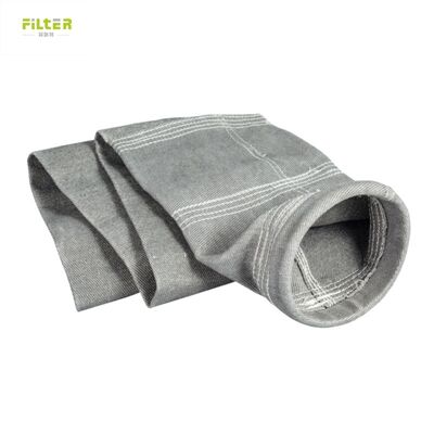 Endüstriyel poliester filtre çantası, iğnele delinmiş felç ve toz toplama sistemlerinde performans için güçlendirilmiş tabanla