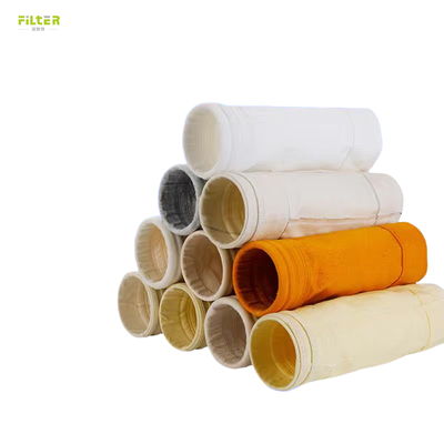 Endüstriyel Aramid Filtre Çantası İğnele Çakılmış Filtreler ve Artan Toz Toplama Verimliliği için Güçlendirilmiş Alt