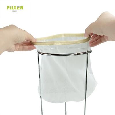 Sıvı Filtre Çantası Dayanıklı Nylon Mesh Gıda Sınıfı Malzemesi Tekrar Kullanılabilir Tasarım İnce Ağı Çekici Çeşitli Mikron Seçenekleri Çekme Sabun Kapama
