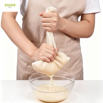 Gıda sınıfı nilon filtre torbaları, bebek maması püresi için tekrar kullanılabilir ince ağlı süzgeç torbaları, meyve sebze suyu filtresi