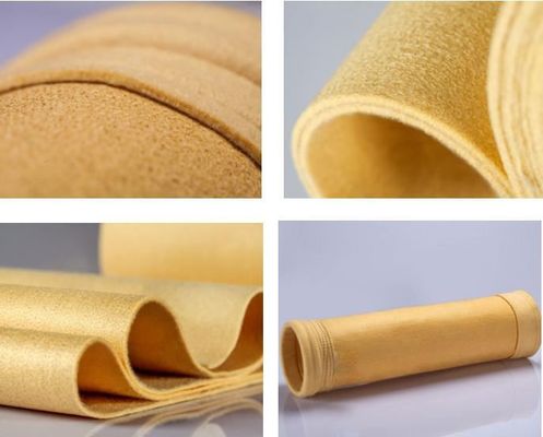 Yüksek Güçlü P84 Değişken Toz Toplayıcı Torbalar 500~550 GSM Maksimum Esneklik