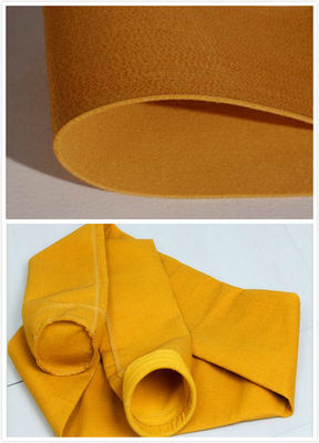 P84 Polyimid Hava Filtresi PTFE Membranlı Yüksek Etkinlik Filtrasyonu ile Kumaş Malzemesi