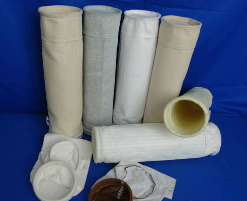 100% Saf PTFE Filtre Torbası Kumaş Filtre Bitki Torbaları 1000mm~8000mm Uzunluk