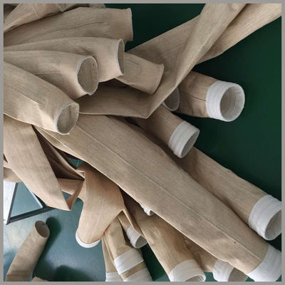 Profesyonel Aramid Felt Filtre Çantaları Çimento Toz Toplayıcı Çantaları Özel Boyut