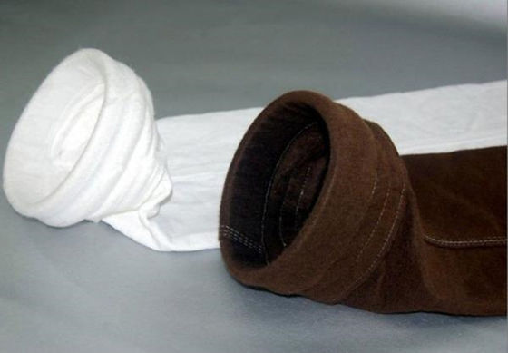 Endüstriyel PTFE PTFE Pulse Jet Kumaş Filtre Torbaları Su ve Yağ Kanıtlı Tedavi