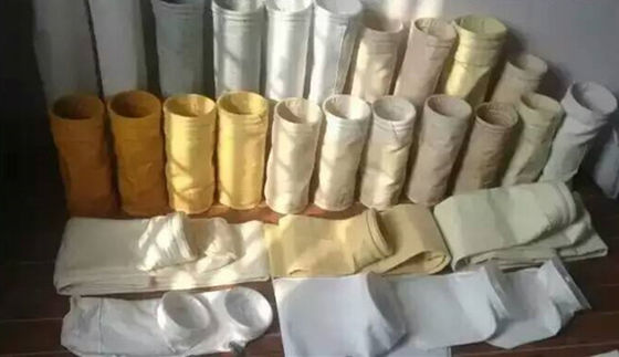 800GSM Yüksek Sıcaklıklı Filtre Çantası / Cep FMS Cam Elyaf Filtre Çantası