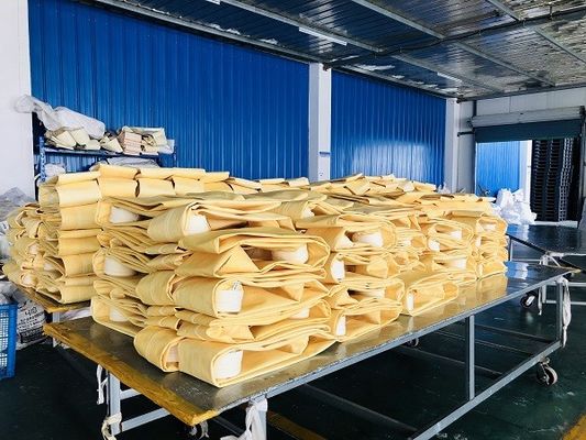 OEM Yüksek Sıcaklıklı Filtre Torbaları Nomex, Aramid, PPS Toz Toplayıcı için