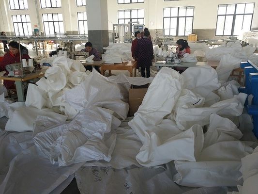 Su Arıtma için Özel Zipper Beyaz Poliester Sıvı Filtre Çantası