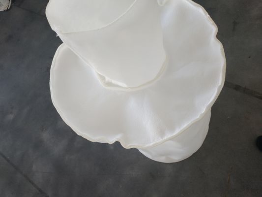 Su Arıtma için Özel Zipper Beyaz Poliester Sıvı Filtre Çantası