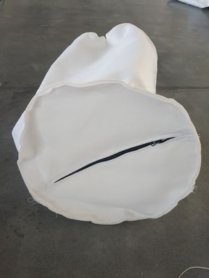 Su Arıtma için Özel Zipper Beyaz Poliester Sıvı Filtre Çantası