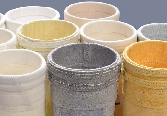 Aramid Singeing Yüksek Sıcaklık Filtre Çantaları Alkali Karşıtı