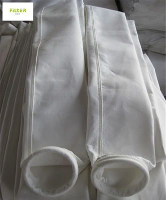 500gm~550gm Anti Abrasion Poliester Filtre Çantaları Yağ Tedavisi Filtresi İçin