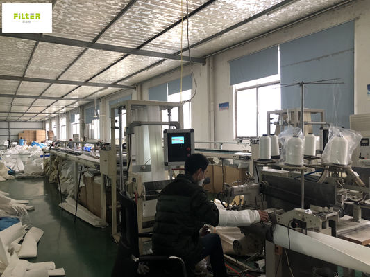 750GSM Cam Fiber Filtre Çantası PTFE Membranı Çimento Fabrikası Çelik Fabrikası
