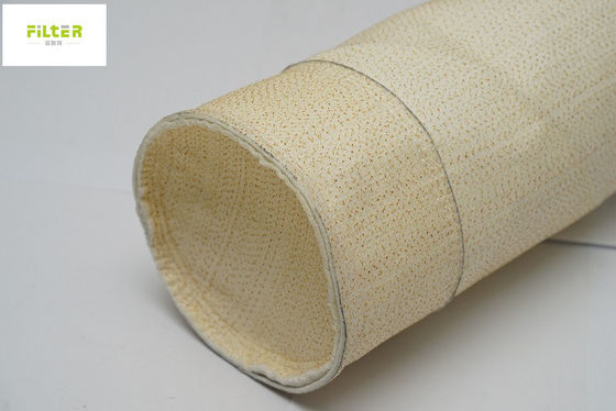 Nomex Aramid PPS P84 PTFE Toz Filtre Çantası 450-550g Çimento Endüstrisi İçin