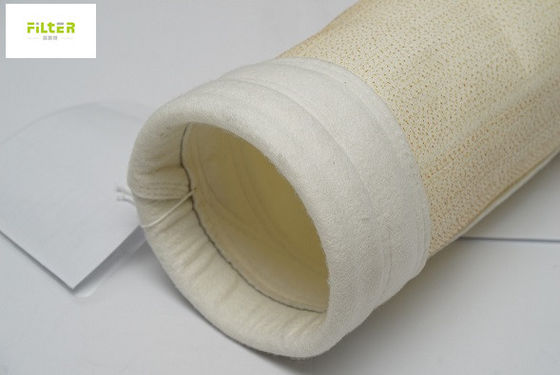 Nomex Aramid PPS P84 PTFE Toz Filtre Çantası 450-550g Çimento Endüstrisi İçin